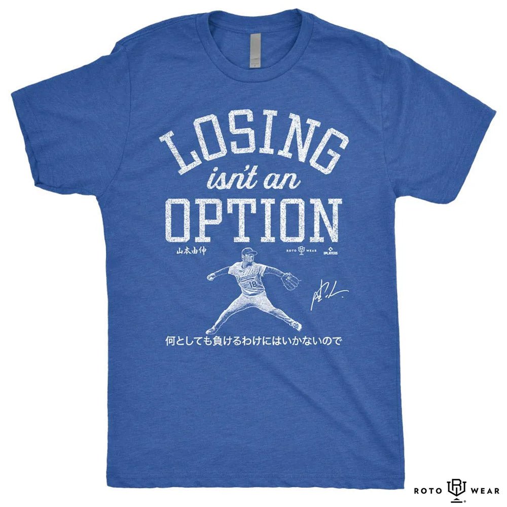 【予約商品】 YOSHINOBU YAMAMOTO 山本由伸 - Losing Isn’t An Option / RotoWear(ブランド) / Tシャツ / メンズ - PGS